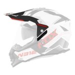 Visi�re pour casque int�gral trail nox n312 extend blanc / rouge