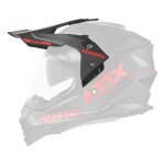 Visi�re pour casque int�gral trail nox n312 extend noir mat / rouge