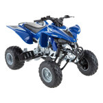 Yamaha quad 450 yfz 2008 1:12 newray bleu