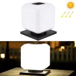 003 lampe solaire extrieure carre led appliques murales impermables, taille: 25cm (lumire blanche) ...