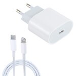 L - 012 2 en 1 20w pd usb - c / type - c interface chargeur de voyage + usb - c / type - c � 8 broches ...
