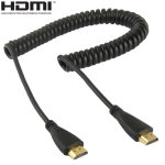 1, 4 version, plaqu or 19 broches hdmi mle vers hdmi cble enroul mle, support 3d / ethernet, longueur: ...