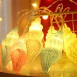 1. 5m 10 led petite conque cr�ative cha�ne de lumi�re led maison chambre d�coration de vacances (lumi�re ...