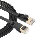 1, 8 m cat7 10 gigabit ethernet ultra plat patch cable pour modem routeur rseau lan - construit avec ...