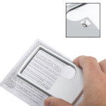 1 loupe de bijoux éclairée à led 6x / 3x design (argent) 1 loupe de bijoux éclairée à led 6x / 3x design (argent)