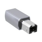 1 pc junsunmay usb type - c femelle  mle usb 2. 0 type - b adaptateur convertisseur connecteur pour ...