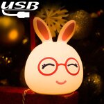 1 w creative cartoon color� toucher pat sensor usb de charge led d�coration lampe nouveaut� cadeau night ...