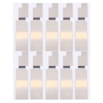 10 ensembles ipartsbuy pour iphone 8 plus carte mre autocollants avant