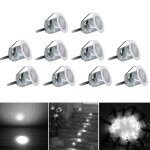 10 pcs 6w encastr escalier souterrain, smd 2835 500 - 600lm 2800 - 3200k pont lumire buried lampes ...