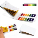 10 pcs 80 bandes indicateur de papier de test ph kit de pollution de l'eau en papier tournesol 10 pcs 80 bandes indicateur de papier de test ph kit de pollution de l'eau en papier tournesol