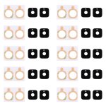 10 pcs back camera lens cover avec autocollant pour galaxy alpha / g850