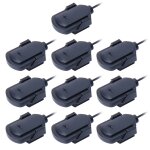 10 pcs car audio microphone 3. 5mm jack plug mic st�r�o mini wired external sticker microphone lecteur ...