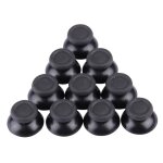 10 pcs controller joystick 3d analog cap pour ps4 (noir)