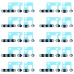 10 pcs haut - parleur maille anti - poussi�re pour iphone 12 (gris)