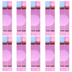 10 pcs ipartsacheter pour iphone 8 plus autocollants adh�sifs de bande de batterie