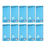 10 pcs ipartsacheter pour sony xperia m5 avant logement adh�sif