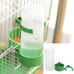 10 pcs pratique oiseaux d'alimentation equipement perrot bird buveuse d'arrosoir avec pince (l)
