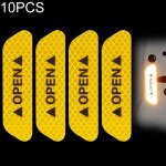 10 pcs open ruban r�fl�chissant marque d avertissement accessoires v�lo autocollants de porte de voiture ...