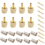 10 pcs plaqué or embout mâle sma connecteur rf pin connecteur pour câble rg174 / rg316 / rg188 / rg179 ... 10 pcs plaqué or embout mâle sma connecteur rf pin connecteur pour câble rg174 / rg316 / rg188 / rg179 ...