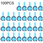 100 ensembles cam�ra avant pousseaux de mousse d'�ponge anti - poussi�re (big bague) pour iphone 13 pro ...