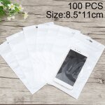100 pcs 8. 5cm x 11cm hang hole clear front white pearl jewelry zip lock emballage sac, impression personnalis ... 100 pcs 8. 5cm x 11cm hang hole clear front white pearl jewelry zip lock emballage sac, impression personnalis ...