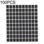 100 pcs cran noir autocollants pour iphone x