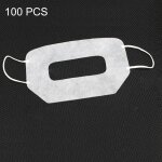 100 pcs masque de protection pour les yeux d'hygine masque jetable blanc pour lunettes de ralit virtuelle ...