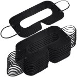 100 pcs noir hygine de protection vr masque pour les yeux tampons de masque pour les yeux jetables sanitaires ...