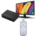 1080p 3 x 1 ports (3 ports d entr�e x 1 port de sortie) commutateur hdmi avec t�l�commande