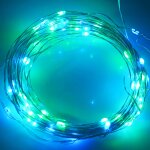 10m 5v usb aliment 6w 500lm smd - 0603 led lampe  cordes en argent lampadaire / dcoration light strip, ...