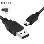 10pcs driving recorder cord cordon usb chargeur de voiture buck ligne, style: 3, 5 m + 1a (mini right ...