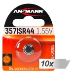 10x1 ansmann 357 en oxyde dargent sr44