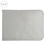 13. 3 pouces pu + sac en nylon pour ordinateur portable sac pochette ordinateur portable, pour macbook, ...