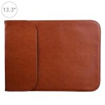 13. 3 pouces pu + sac en nylon pour ordinateur portable sac pochette pour ordinateur portable, pour macbook, ...