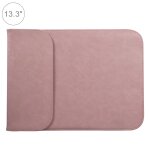 13. 3 pouces pu + sac en nylon pour ordinateur portable sac pochette pour ordinateur portable, pour macbook, ...