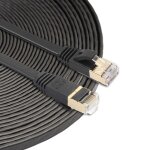 15m cat7 10 gigabit ethernet câble de raccordement ultra plat pour modem réseau lan routeur - construit ... 15m cat7 10 gigabit ethernet câble de raccordement ultra plat pour modem réseau lan routeur - construit ...