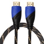 1m hdmi 1. 4 version 1080p fil net ligne bleu noir t�te hdmi m�le vers hdmi m�le audio connecteur vid�o ...