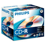 1x10 philips cd - r 80min 700mb 52x jc
