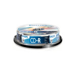 1x10 philips cd - r 80min 700mb 52x sp