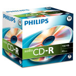 1x10 philips cd - r 80min audio jc