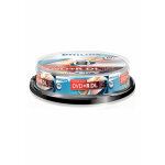 1x10 philips dvd + r 8, 5gb dl 8x sp