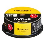 1x25 boîte intenso dvd + r 4, 7gb 16x speed imprimable cakebox 1x25 boîte intenso dvd + r 4, 7gb 16x speed imprimable cakebox