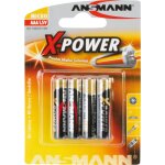 1x4 ansmann alcaline micro aaa lr 03 x - power