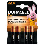 1x4 duracell plus power boost mignon mn1500 aa lr6 1, 5v