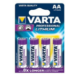 1x4 varta ultra lithium mignon aa lr 6
