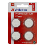 1x4 verbatim cr 2450 batterie lithium 49535