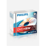 1x5 philips dvd + rw 4, 7gb 4x jc