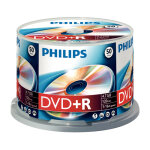 1x50 philips dvd + r 4, 7gb 16x sp