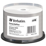 1x50 verbatim cd - r 80 / 700mb 52x blanc large thermique imprimable