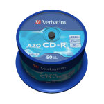 1x50 verbatim data life plus cd - r 80, 52x speed, spindel 1x50 verbatim data life plus cd - r 80, 52x speed, spindel